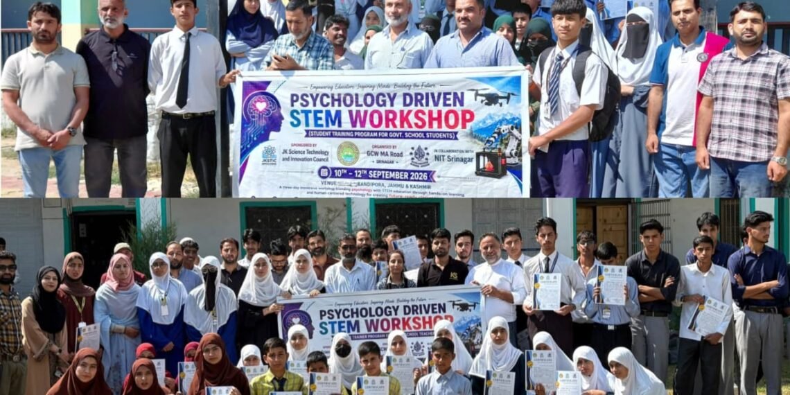 NIT Srinagar, GCW M.A. Road lead Psy-STEM workshop in Bandipora