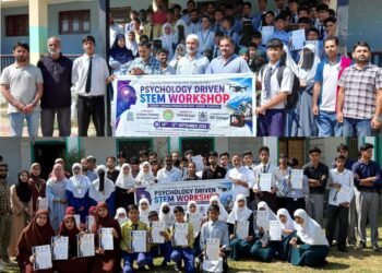 NIT Srinagar, GCW M.A. Road lead Psy-STEM workshop in Bandipora