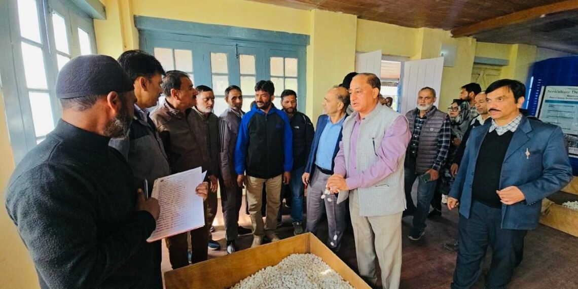Autumn Silk Cocoon Auction Market commences at Srinagar