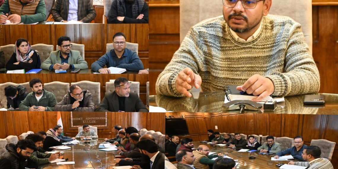 DC Kulgam reviews arrangements for Janjatiya Gaurav Diwas Celebrations under DAJGUA