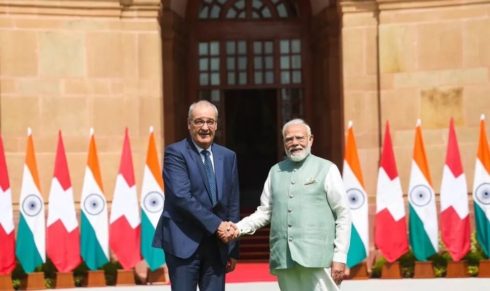 PM Modi gifts award-winning Indian cheeses, Kashmiri walnut panel to Swiss president