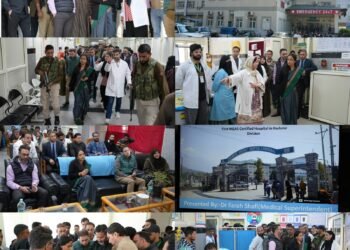 DC Ganderbal Inspects District Hospital; Reviews Patient Care, Infrastructure and Healthcare Facilities