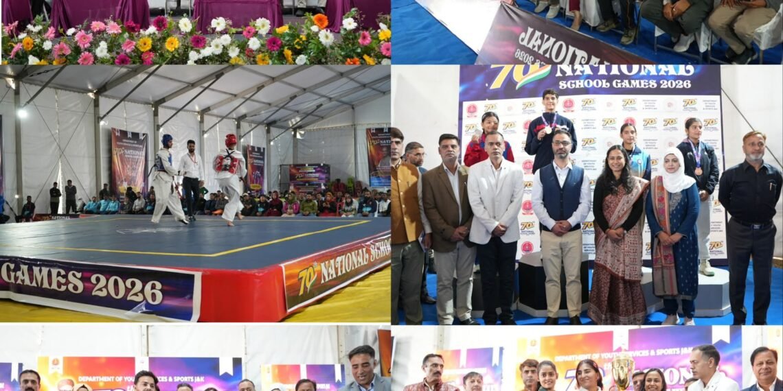DC Ganderbal Felicitates Winners at Culmination of 70th National School Games 2026