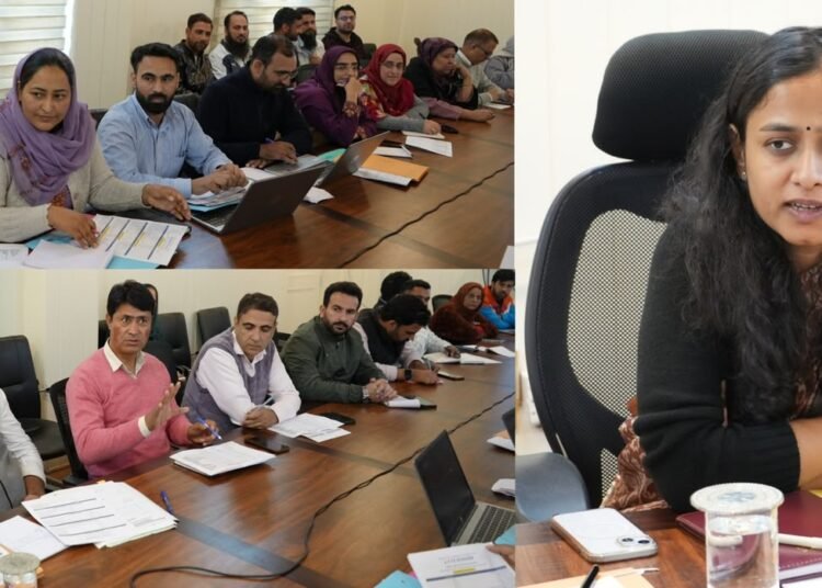 DC Ganderbal Reviews 460 Cases Under Mission YUVA, Stresses Timely Verification and Processing