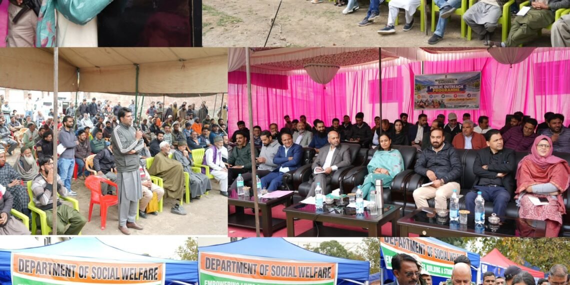 DC Ganderbal Holds Public Outreach Programme at Kangan; Directs On Spot Redressal of Public Grievances