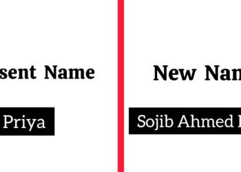 Request for Page Name Change from “Priya” to “Sojib Ahmed Rion”