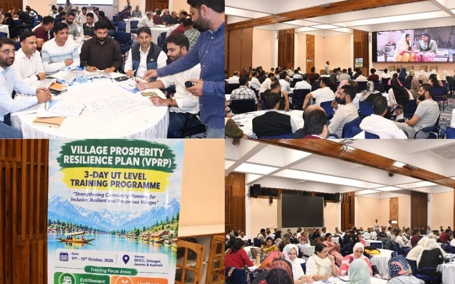 JKRLM Kick-Starts 3-Day UT level Training program on Village Prosperity Resilience Plan