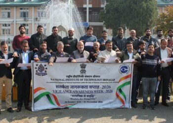 NIT Srinagar observes Vigilance Awareness Week with integrity pledge ceremony